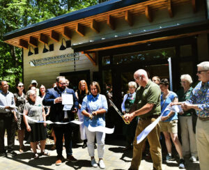 West Virginia Botanic Garden celebrates 'a really special day for the garden' with ribbon-cutting of new visitors center and gift shop